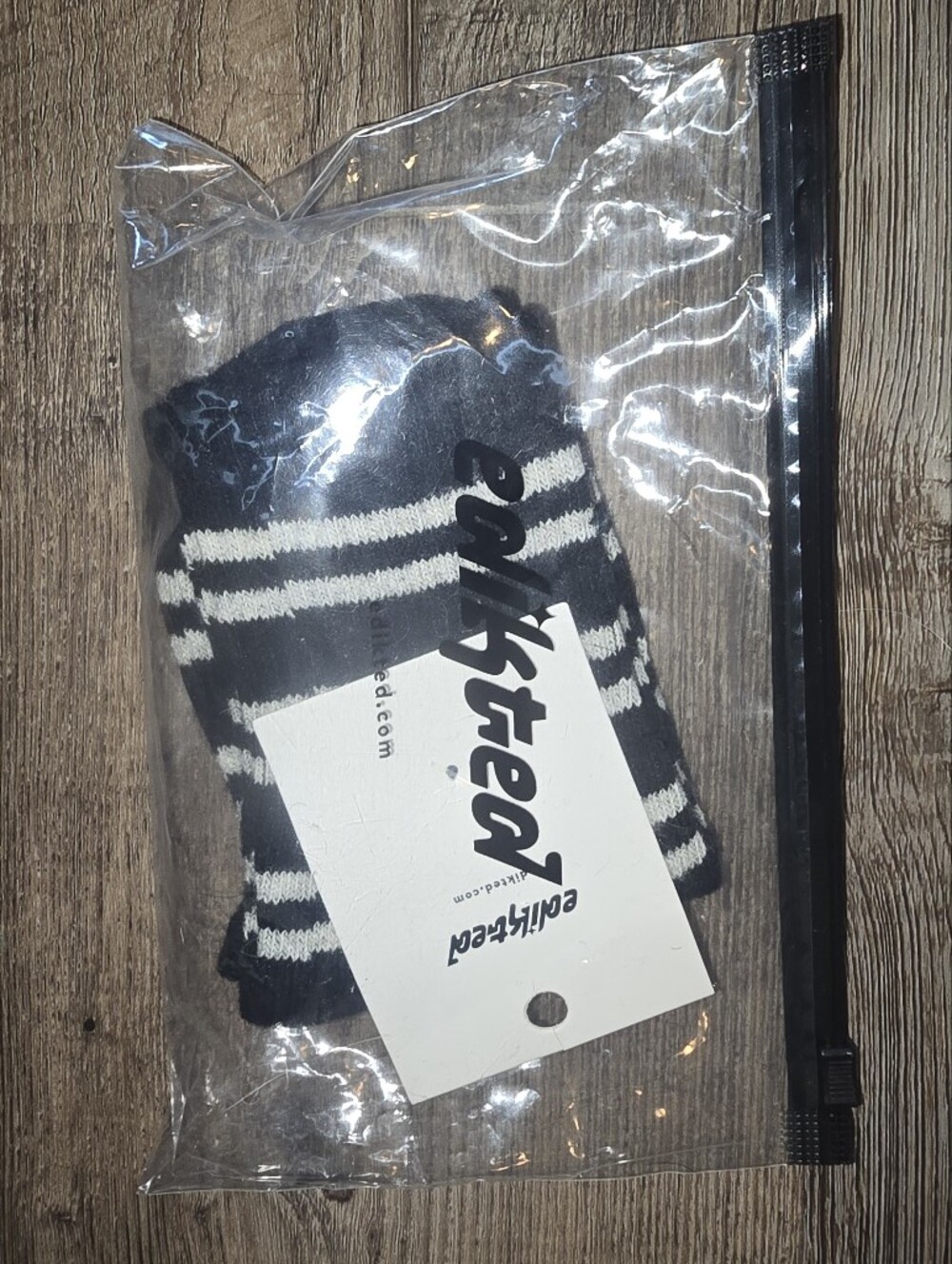 NWT Edikted Everyday Striped Black & White Everyday Socks